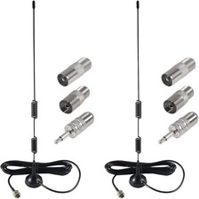 2pcs DAB FM Antenna Magnetic