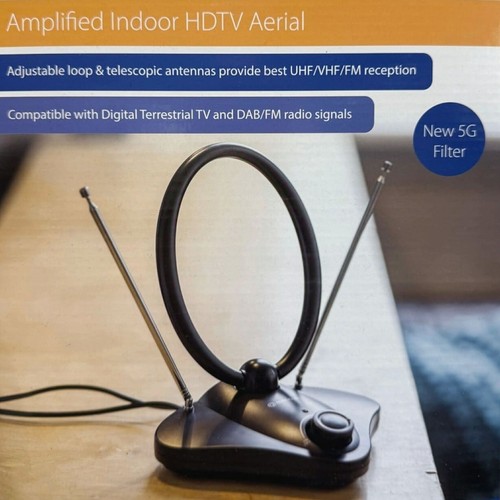 Amplified aerial indoor - amplified, tv